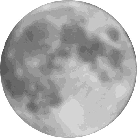 Full Moon Png Black And White Transparent Full Moon Black And Whitepng