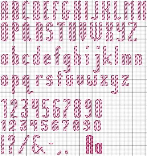 Cross Stitch Letter And Number Patterns Cross Stitch Patterns