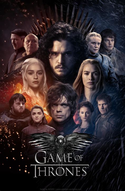 Tv Game Of Thrones Fanart Poster Валар моргулис Плакат Игра