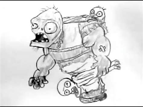 Free printable zombie coloring pages. Kernel-pult Plants vs zombies 2 How to draw a easy? Рас ...