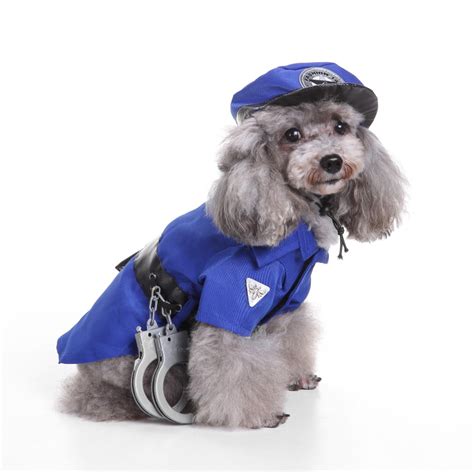 Police Officer Dog Costume For Halloween︱aipaws
