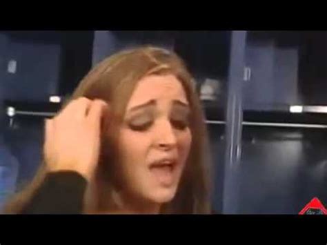 WWE John Cena Kisses Maria Backstage YouTube