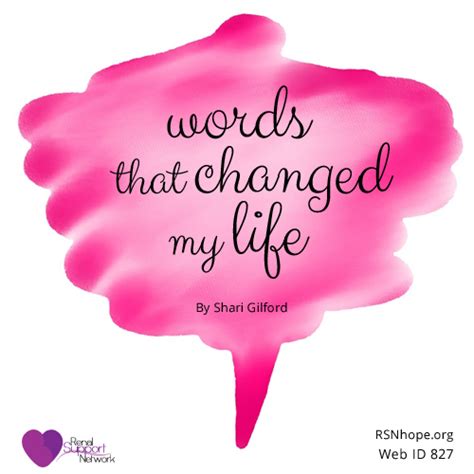 Words That Changed My Life Honorable Mention 10th Annual Essay
