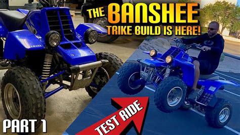 Yamaha Banshee Trike Build Part 1 Riding The Quad Youtube