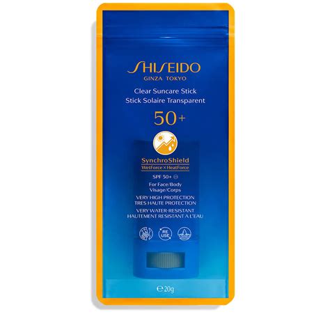 shiseido shiseido clear suncare stick spf50 20g