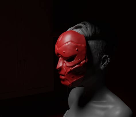 Doom Mask 3d Stl Fİle Evil Mask Digital Download Etsy