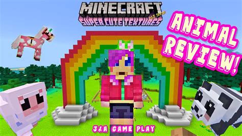 Minecraft Super Cute Texture Pack Animal Review Youtube