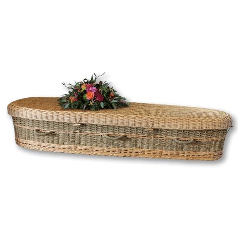 Titan Seagrass Wicker Casket Made From Willow With Seagrass Titan
