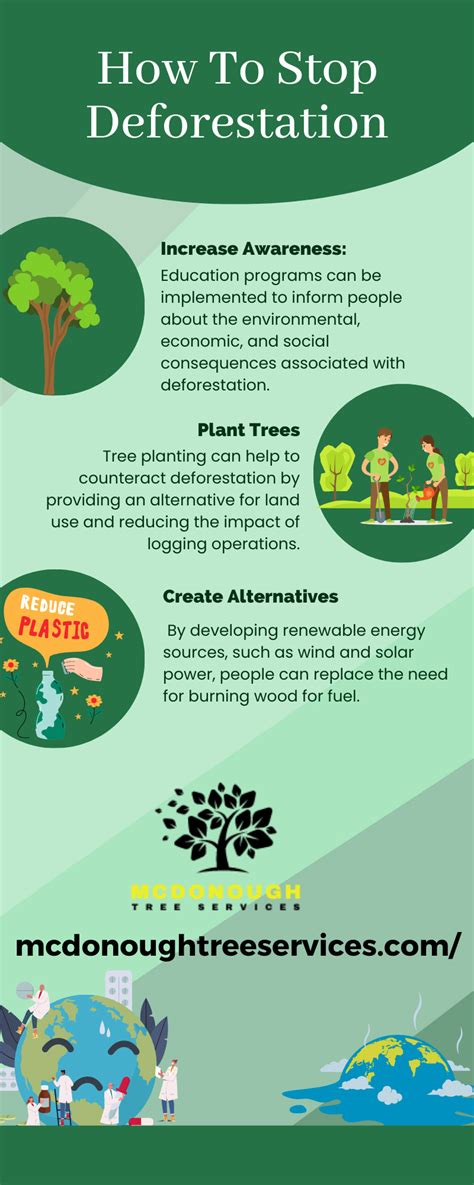 How To Stop Deforestation Infographic Professional Business Community Article By McDonough