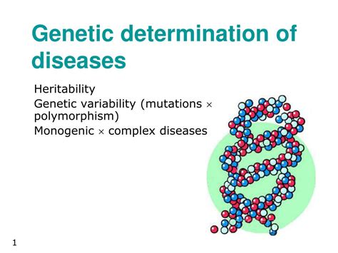 Ppt Genetic Determination Of Diseases Powerpoint Presentation Free