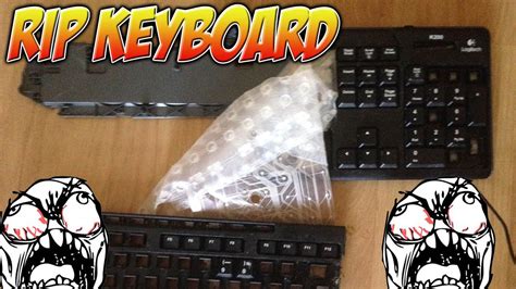 How To Break A Keyboard Rip Keyboard Rage Youtube