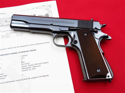 Colt Government Model 45 Commercial 1911a1beautiful Original