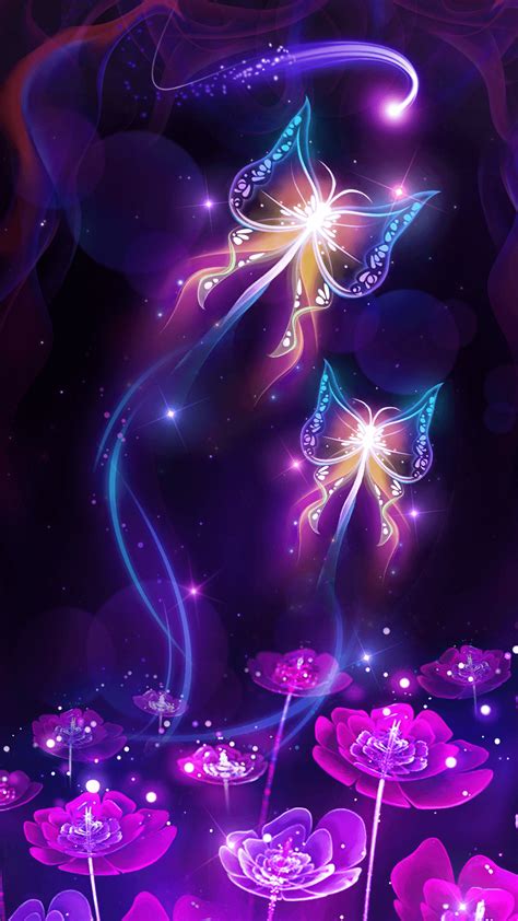 Neon Butterfly Wallpapers Top Free Neon Butterfly Backgrounds WallpaperAccess