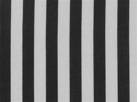Medium 1cm Stripe Polycotton Print Black