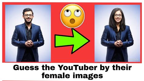 guess the youtuber by their female image challenge 😂😂 youtube