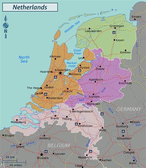 map of netherlands offline map and detailed map of netherlands