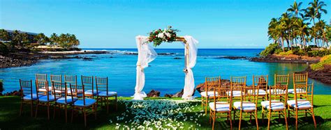 Weddings In Big Island Hawaii Hilton Waikoloa Village Hotel Beach