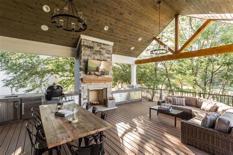 See more ideas about house with porch, covered back porches, house exterior. Covered back porch with fireplace | House with porch ...