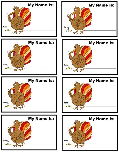 Thanksgiving Name Tag Ideas Thanksgiving Classroom Thanksgiving