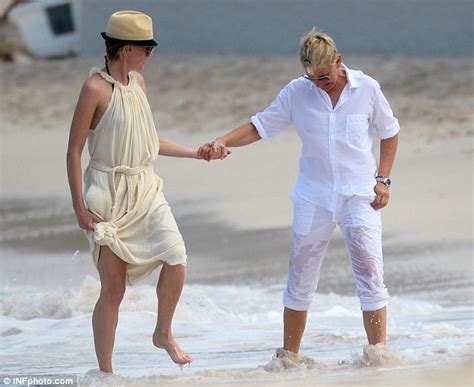 Happy Holidays For Ellen Degeneres And Portia De Rossi As They Enjoy A