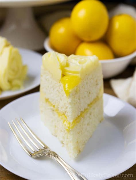 Lemon Cake With Lemon Curd Filling And Lemon Buttercream The Unlikely Baker