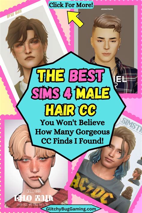 Must Have Sims 4 Male Hair Cc Sims 4 Masculine Hairstyles In 2023