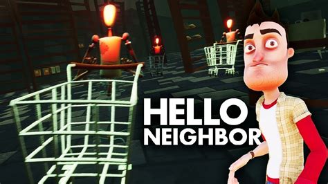Hello Neighbor Akt 3 Supermarket Gameplay Ps4 Youtube