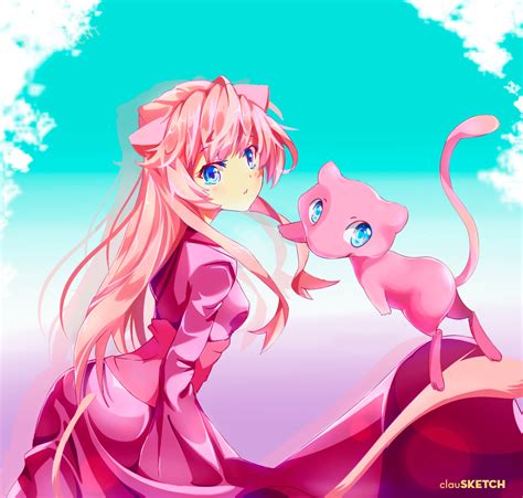Mew Girl By Clausketch On Deviantart