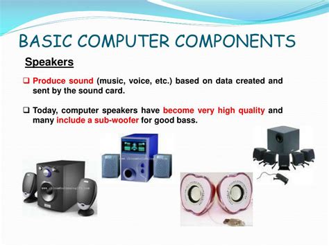 Ppt Basic Computer Components Powerpoint Presentation Free Download