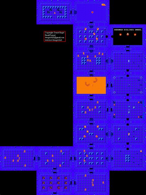 The Legend Of Zelda Dungeon 02 Map Map For Nes By Dengel Gamefaqs