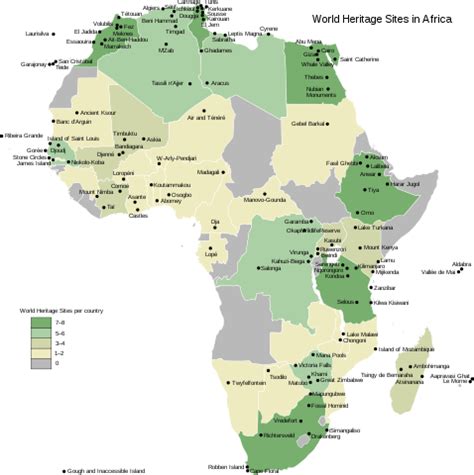 Pngkit selects 107 hd africa map png images for free download. File:World Heritage Sites Africa map.svg - Wikimedia Commons