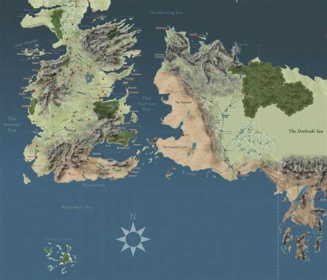 Game Of Thrones Map Wallpaper Mural Westeros Map Wallpaper The