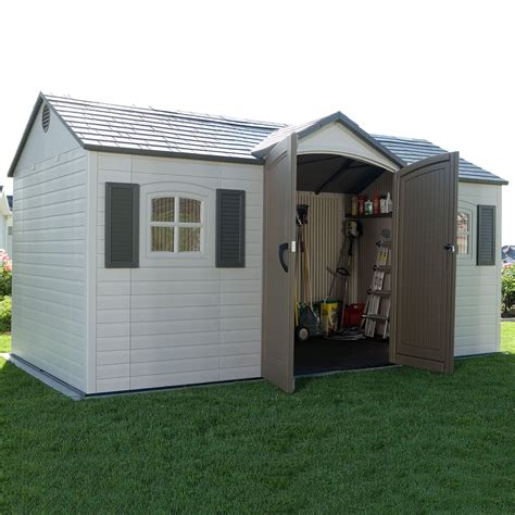 Lifetime 15 X 8 Ft Outdoor Storage Shed 6446 Outdoor