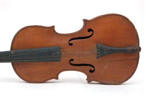 Antique Antonius Stradivarius Violin With Bow And Wood Case With