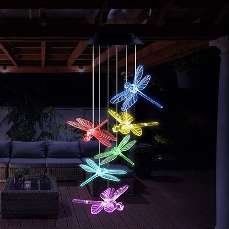 Acelist Dragonfly Solar Garden Lights Outdoor Decorative Yard