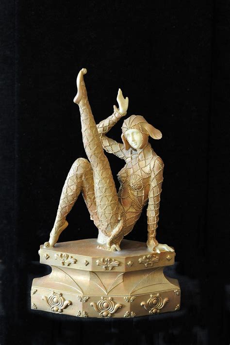 Art Deco Sculpture After Chiparus Romanian Contemporary Tangible Investments