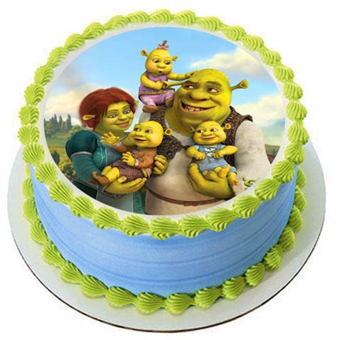 Shrek Edible Cake Topper Or Cupcake Topper Edible Prints On Cake Epoc