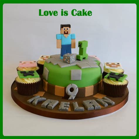 Geek Art Gallery Sweets Minecraft Cake