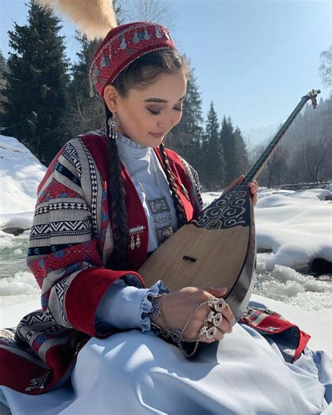Kazakh 🇰🇿 In 2023 Kazakh Clothing Folk Fashion Kazakh Clothes