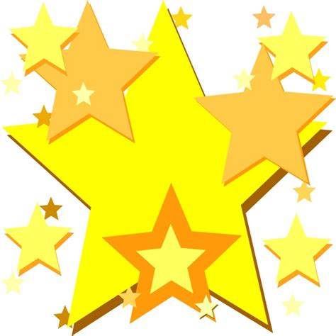 5 Gold Stars Clipart Clipartix