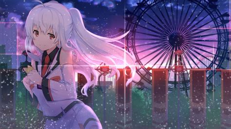Desktop Wallpaper Isla Plastic Memories Ferris Wheel Anime Girl Hd