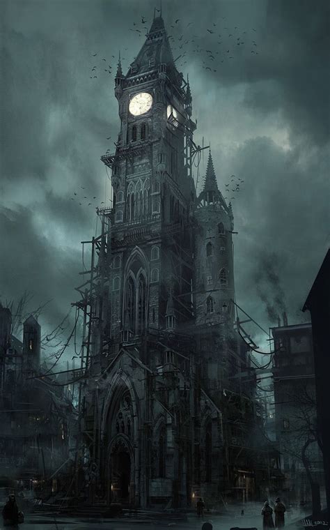 Thief Clocktower By Matlatart On Deviantart Game Concept Art