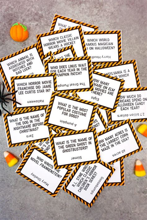 Printable Halloween Trivia Game Happiness Is Homemade