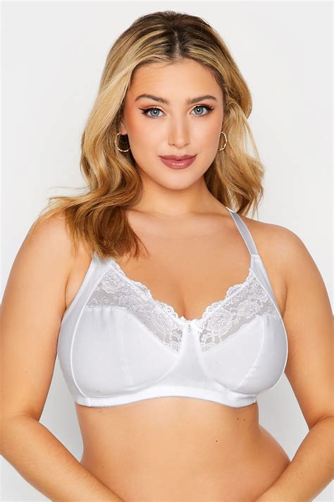 2 pack black and white non padded non wired full cup bras yours clothing