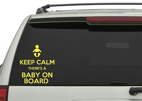 Baby On Board Car Decal