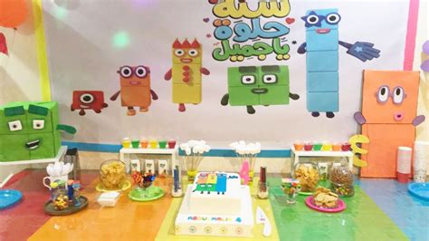 Mocas 4th Birthday Party Numberblocks Aniversario Filho Ideias