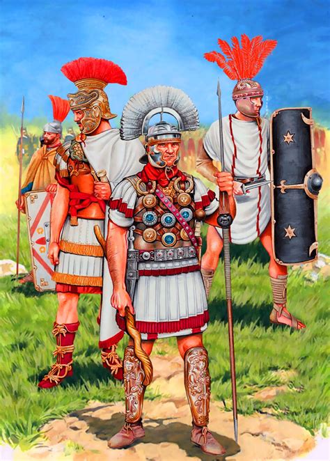 Roman Army Units In The Western Provinces Legionary Centurio And