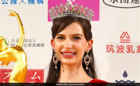 Ukraine Born Miss Japan Gives Up Crown After Her Affair With Married Man Exposed