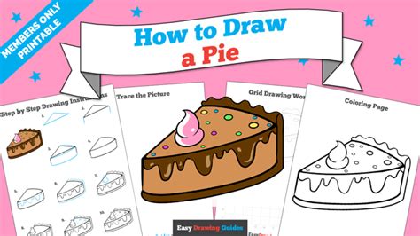 How To Draw A Tasty Pie Really Easy Drawing Tutorial