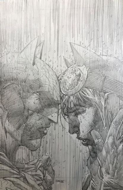 Batman 50 Jim Lee Pencils Cover Fresh Comics